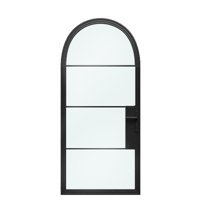 4-Lites-arqueado-topo-aço-vidro-portas-1