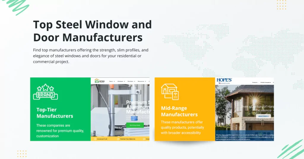 Top Steel Window and Door Manufacturers