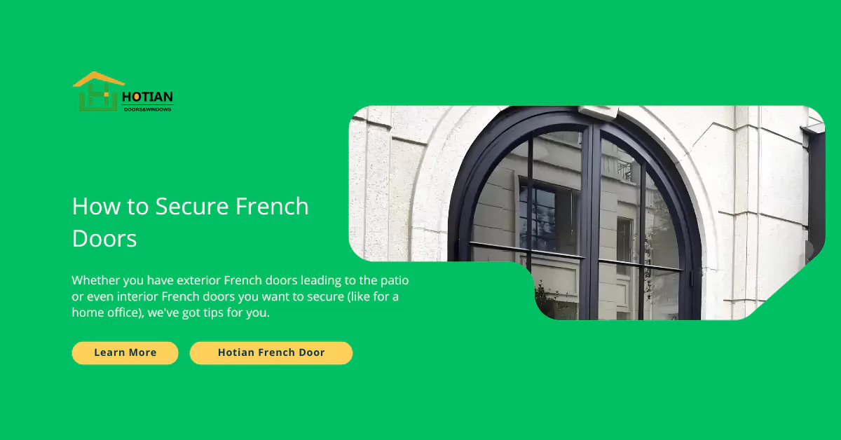 Cómo asegurar puertas francesas