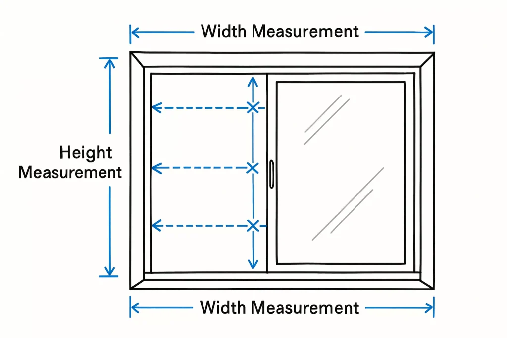 Comment installer une porte moustiquaire coulissante : votre guide complet 1 mesures de portes coulissantes en verre