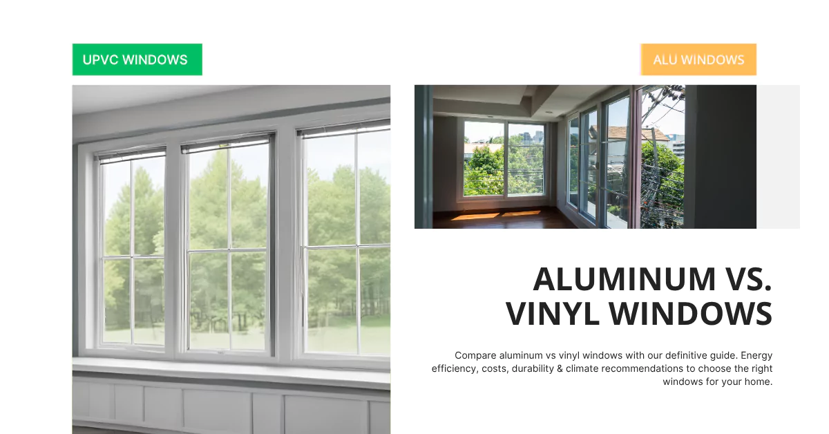 Aluminum vs. Vinyl Windows