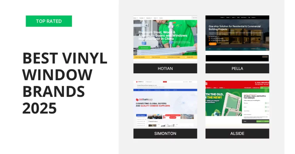 Best Vinyl Window Brands