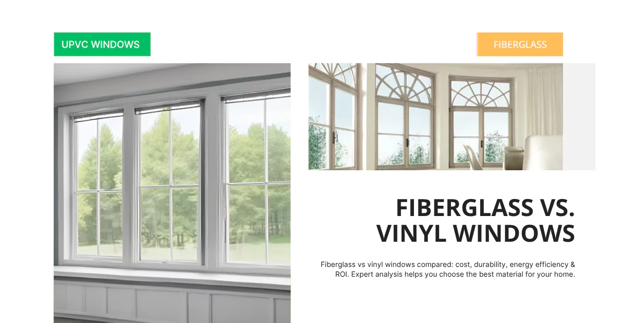 Fiberglass vs. Vinyl Windows