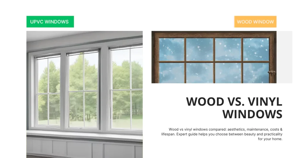 Wood vs vinyl windows compared